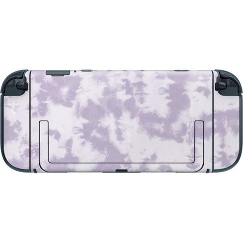Purple and White Tie Dye Nintendo Switch 2 (2025) with Joy-Con Skin